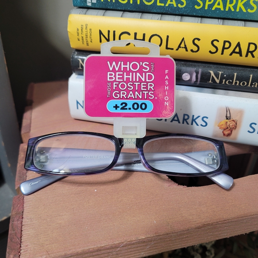Womens Purple Foster Grant Readers